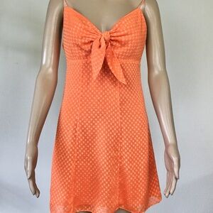 Alice + Olivia Vibrant Orange Dress